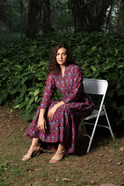 The Teal and Tonic Amethyst Midi dress