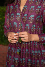 Load image into Gallery viewer, The Teal and Tonic Amethyst Midi dress